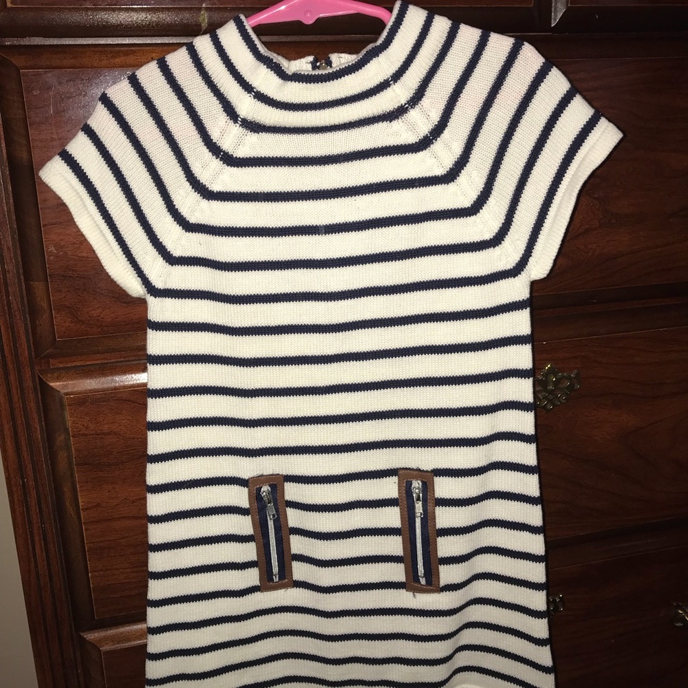 Striped sweater dress